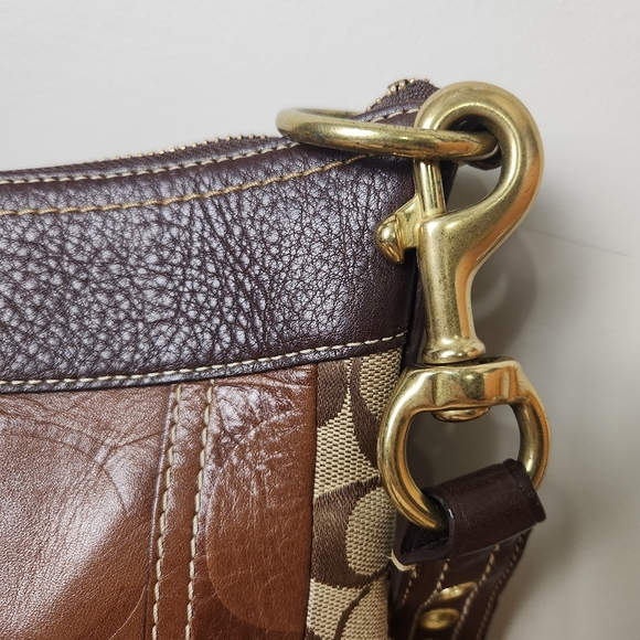 Coach Limited Edition Patchwork Crossbody Bag Mixed Leathers Authentic - Picture 5 of 16